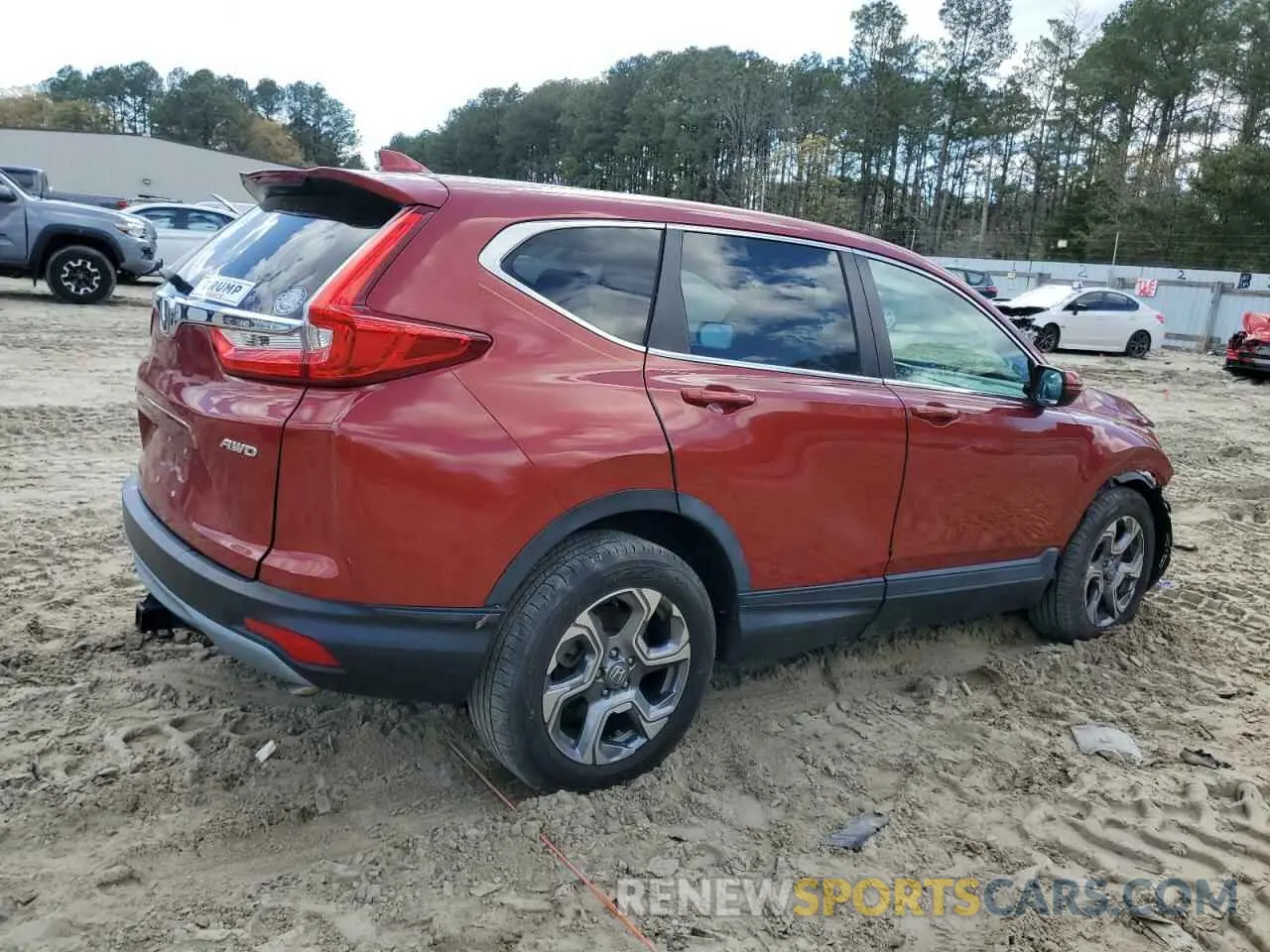 3 Photograph of a damaged car 5J6RW2H54KL017199 HONDA CRV 2019