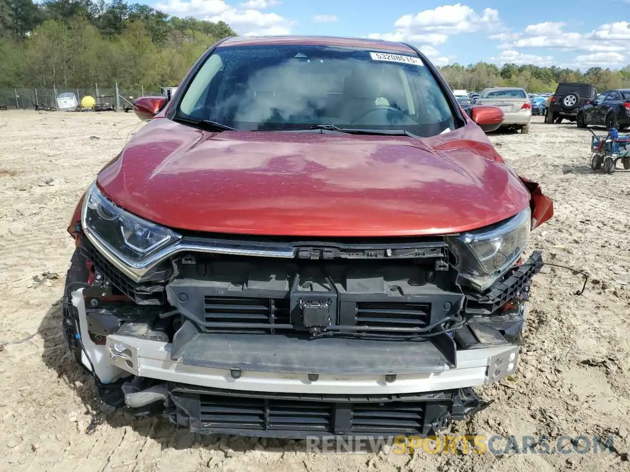 5 Photograph of a damaged car 5J6RW2H54KL017199 HONDA CRV 2019