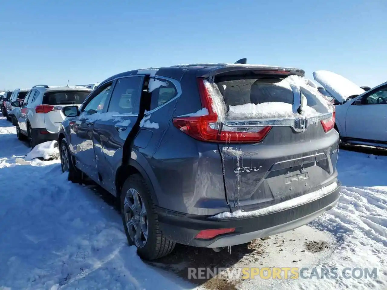 2 Photograph of a damaged car 5J6RW2H54KL022077 HONDA CRV 2019