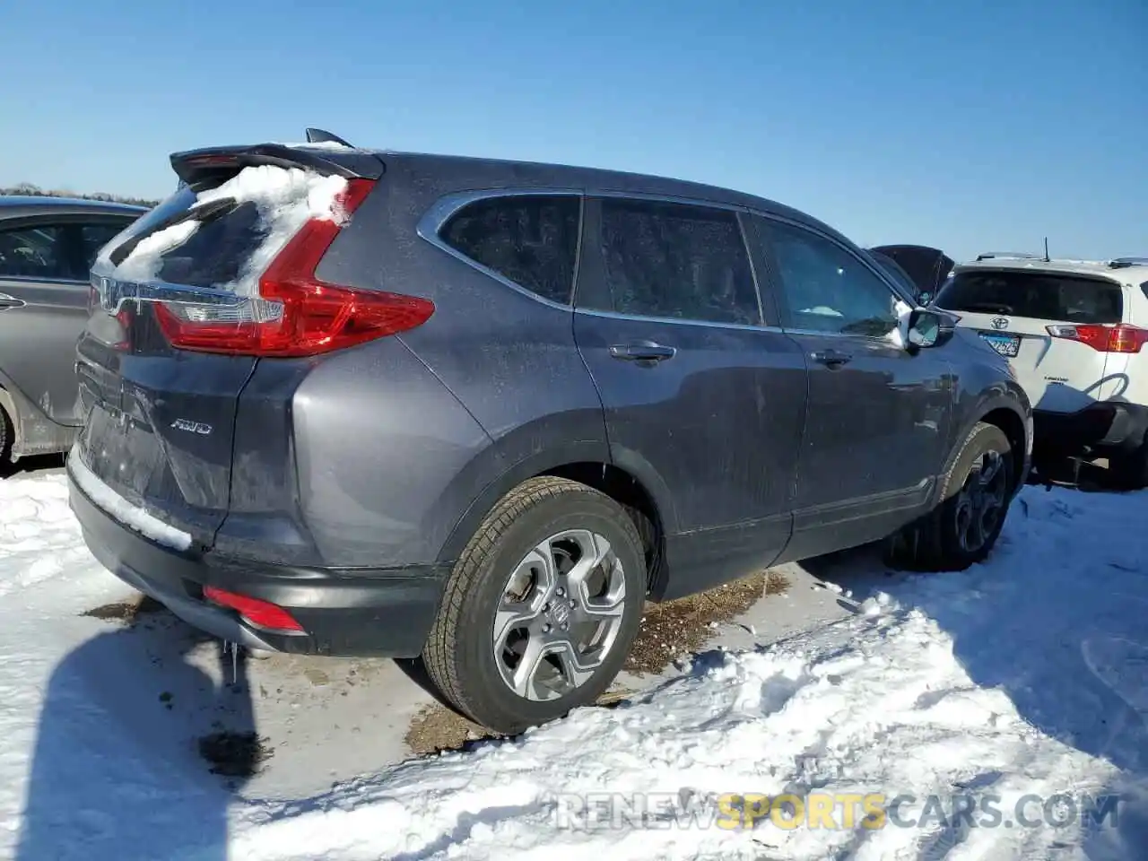 3 Photograph of a damaged car 5J6RW2H54KL022077 HONDA CRV 2019