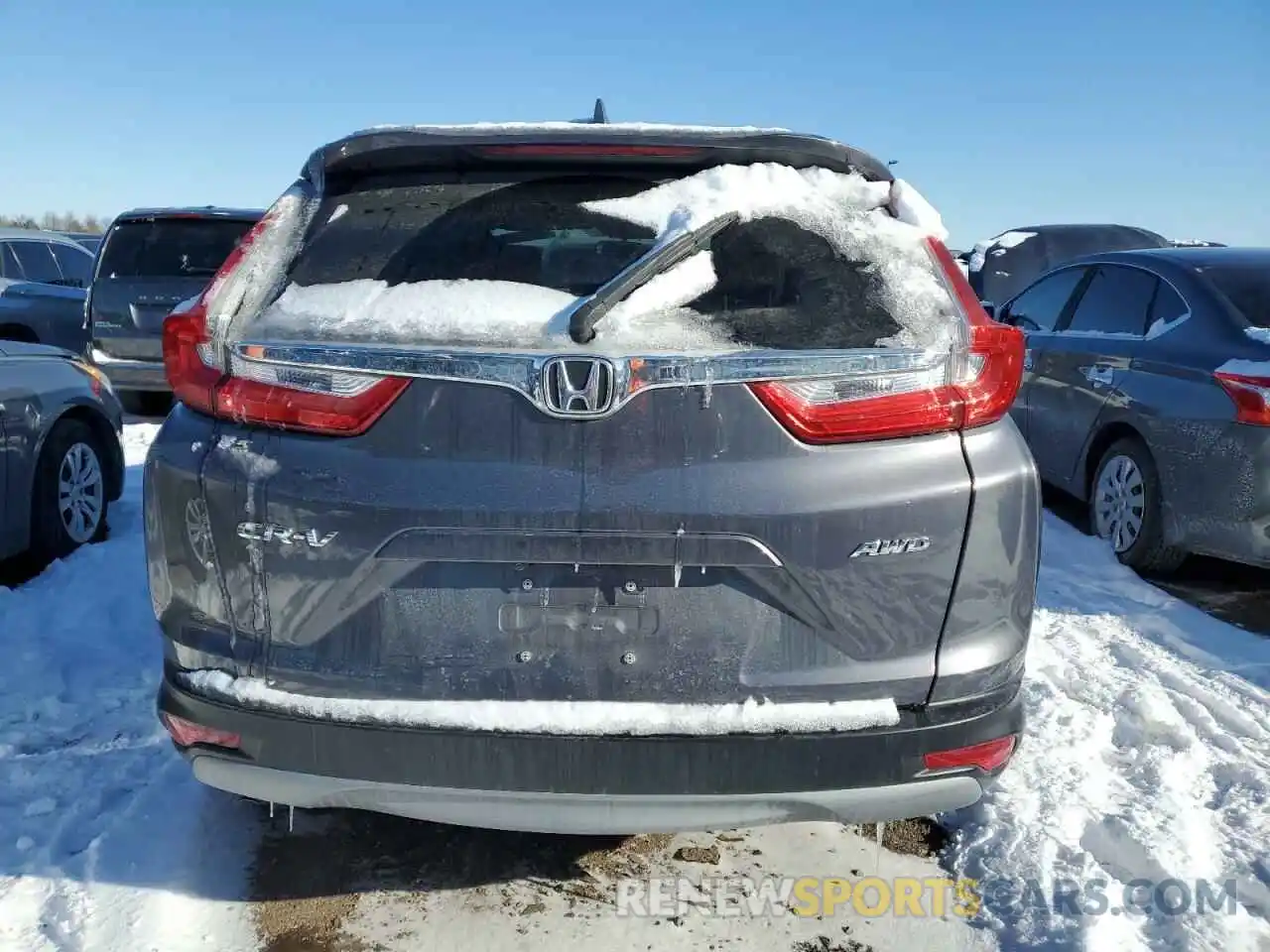 6 Photograph of a damaged car 5J6RW2H54KL022077 HONDA CRV 2019