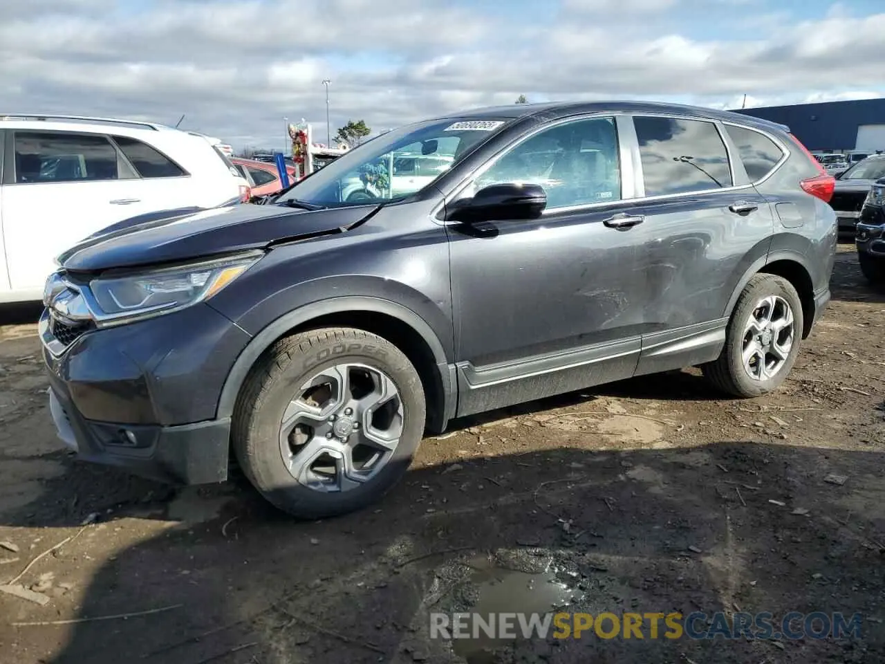 1 Photograph of a damaged car 5J6RW2H55KL013209 HONDA CRV 2019