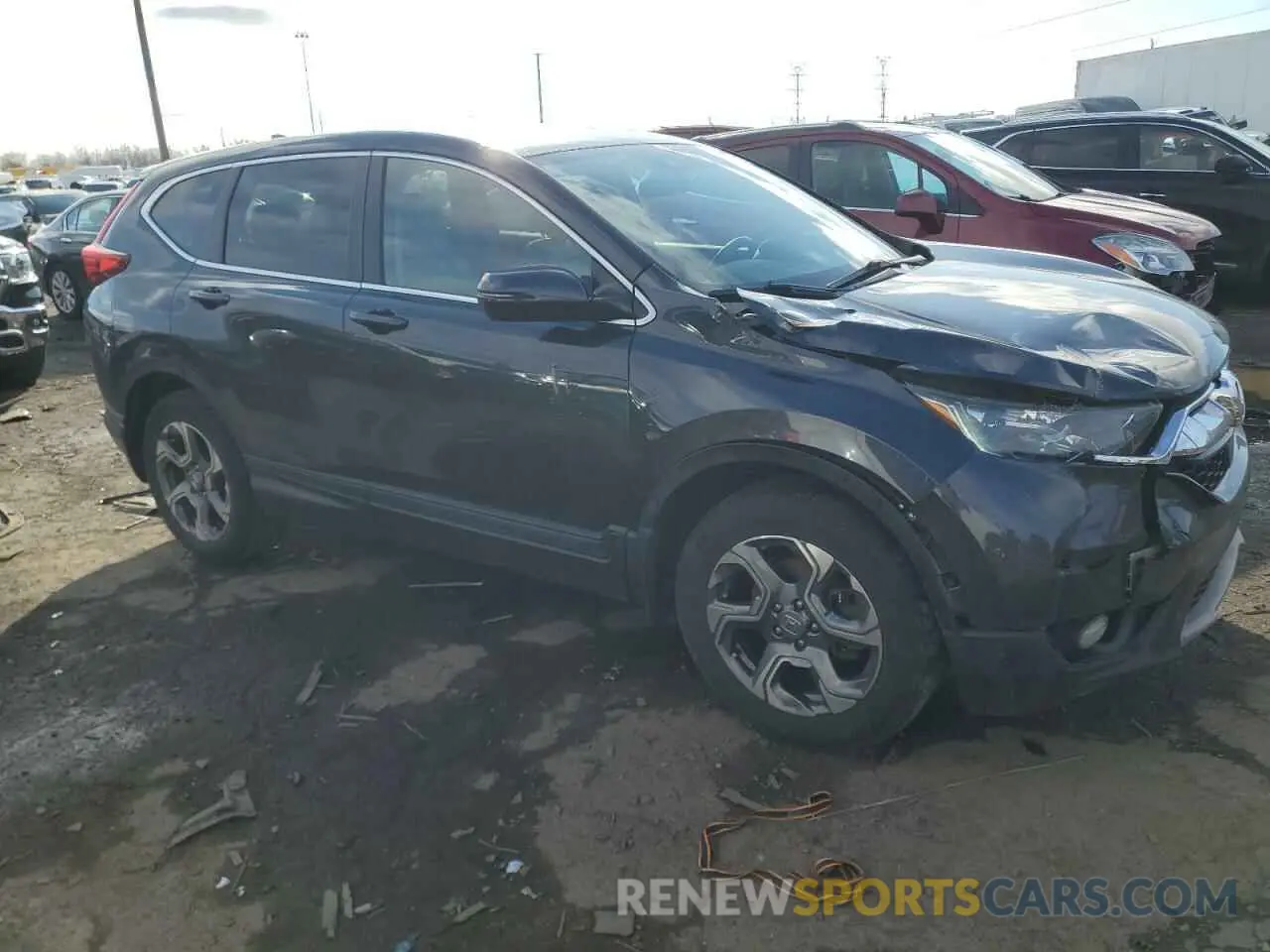 4 Photograph of a damaged car 5J6RW2H55KL013209 HONDA CRV 2019