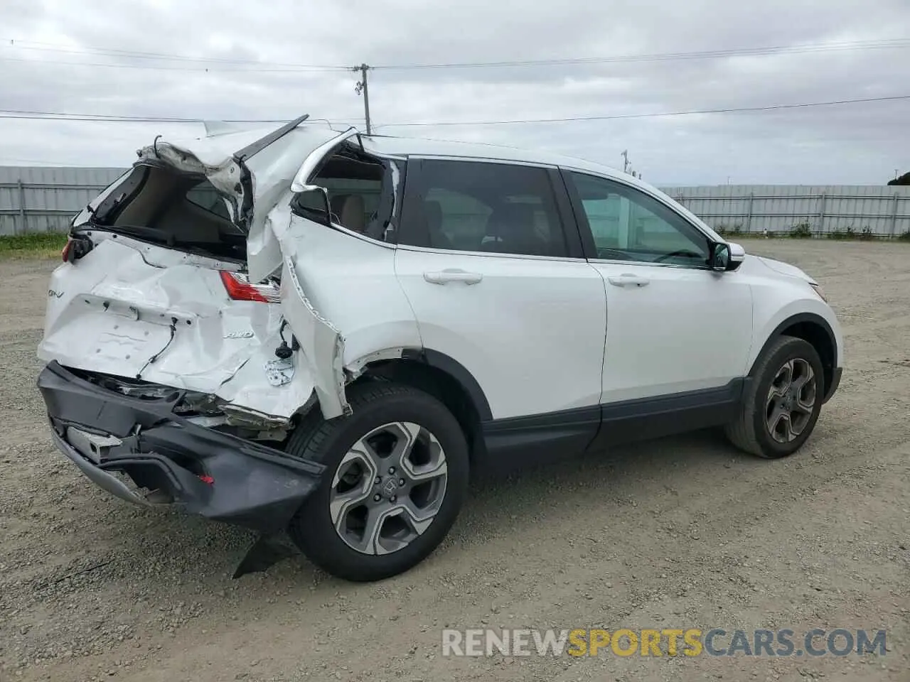 3 Photograph of a damaged car 5J6RW2H56KA020374 HONDA CRV 2019