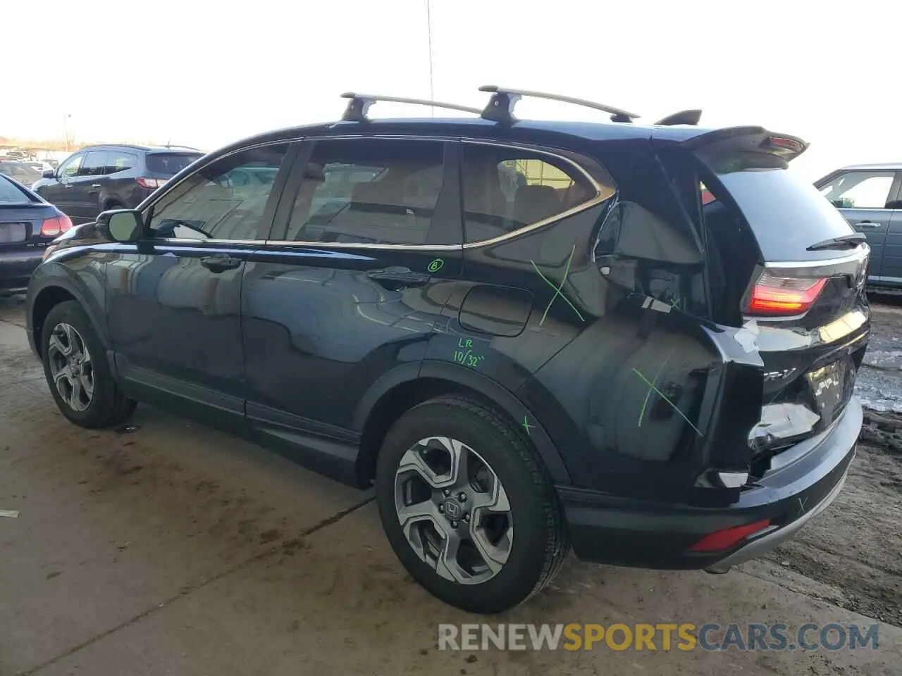2 Photograph of a damaged car 5J6RW2H56KL035770 HONDA CRV 2019