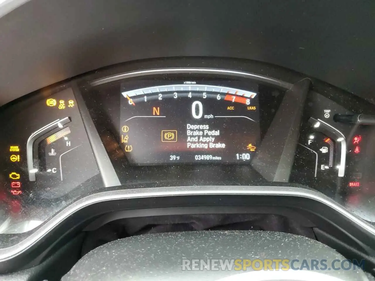 9 Photograph of a damaged car 5J6RW2H57KA003390 HONDA CRV 2019