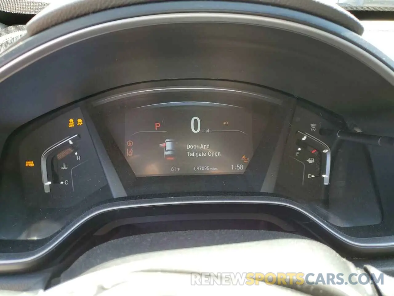 9 Photograph of a damaged car 5J6RW2H57KL025023 HONDA CRV 2019
