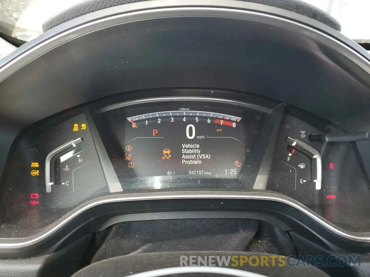 9 Photograph of a damaged car 5J6RW2H57KL035955 HONDA CRV 2019