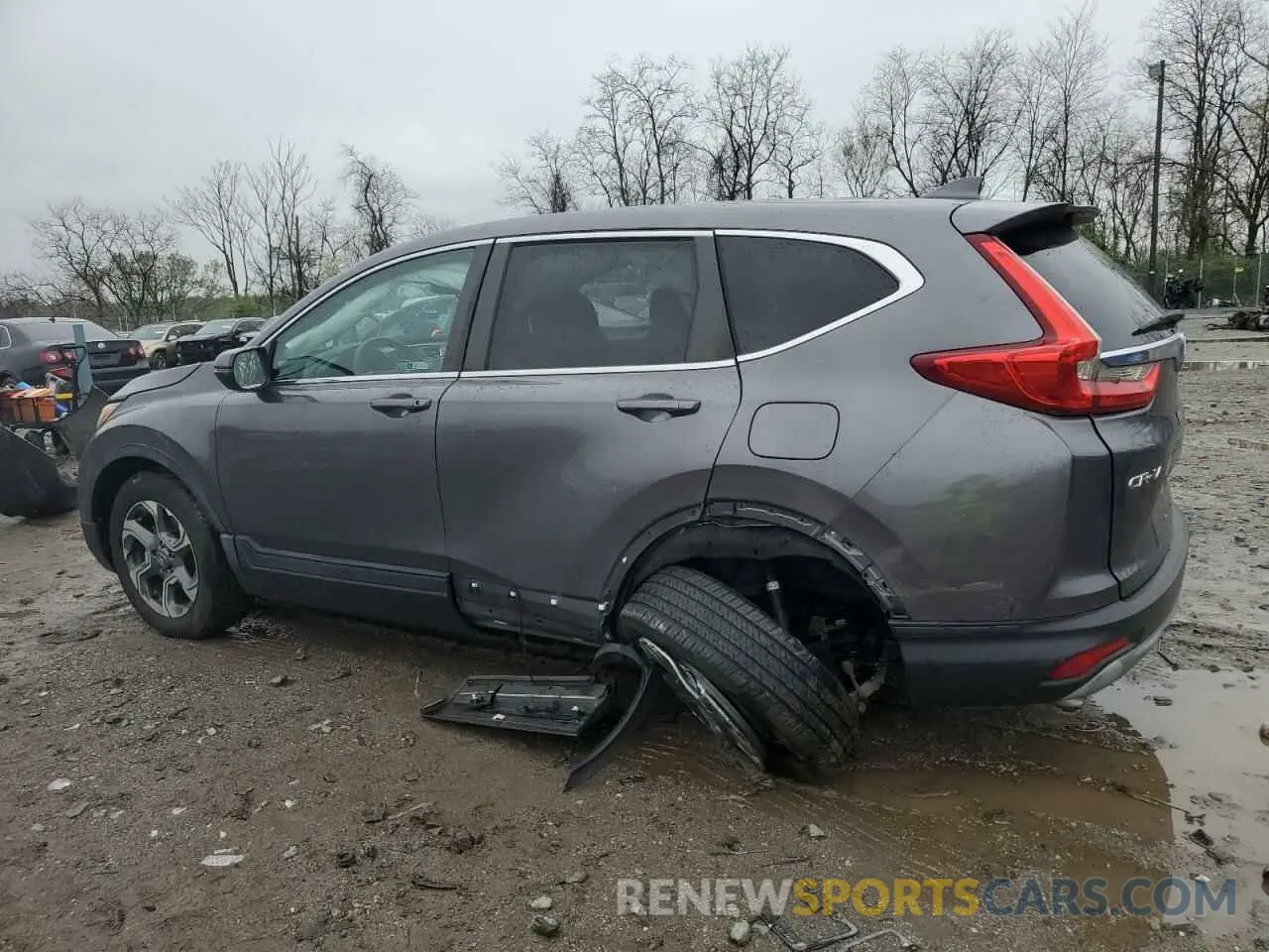 2 Photograph of a damaged car 5J6RW2H58KA005391 HONDA CRV 2019