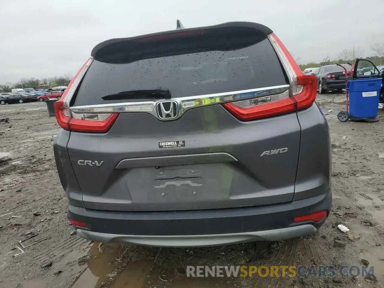 6 Photograph of a damaged car 5J6RW2H58KA005391 HONDA CRV 2019