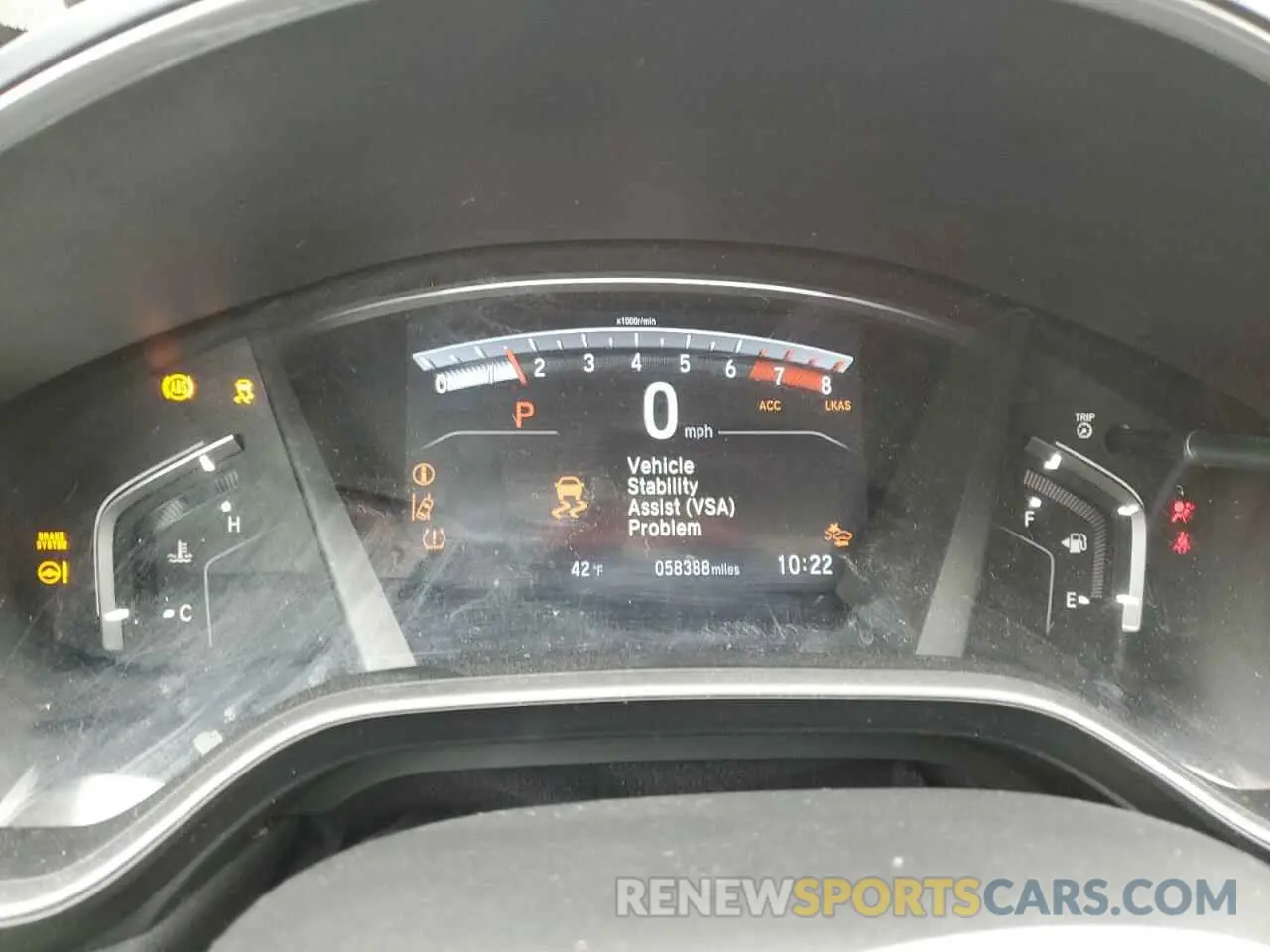9 Photograph of a damaged car 5J6RW2H58KL021806 HONDA CRV 2019