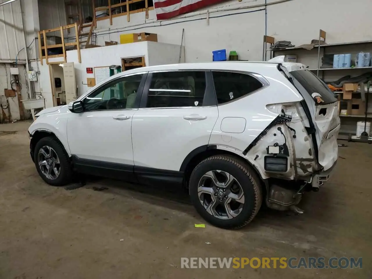 2 Photograph of a damaged car 5J6RW2H59KL023953 HONDA CRV 2019