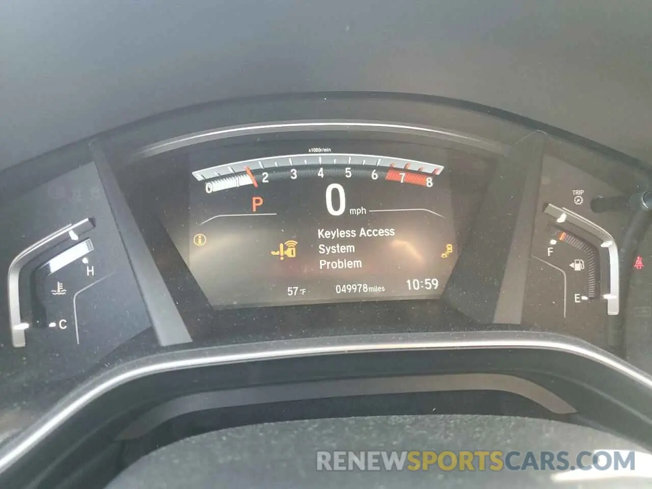 9 Photograph of a damaged car 5J6RW2H81KA009499 HONDA CRV 2019