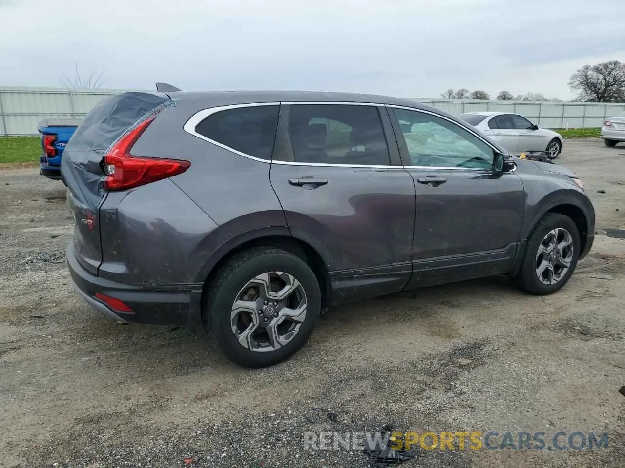 3 Photograph of a damaged car 5J6RW2H82KA001637 HONDA CRV 2019