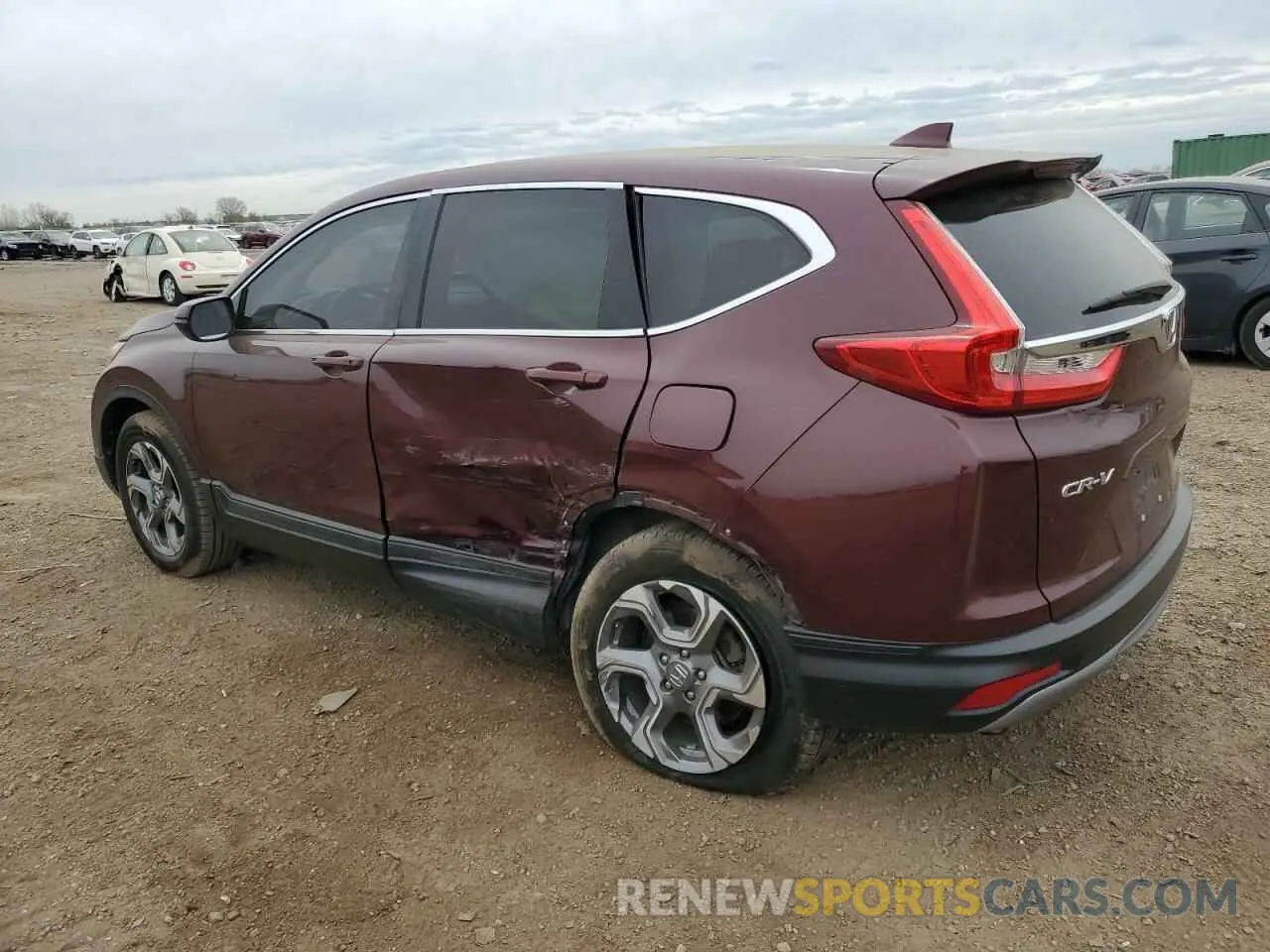 2 Photograph of a damaged car 5J6RW2H82KL011671 HONDA CRV 2019