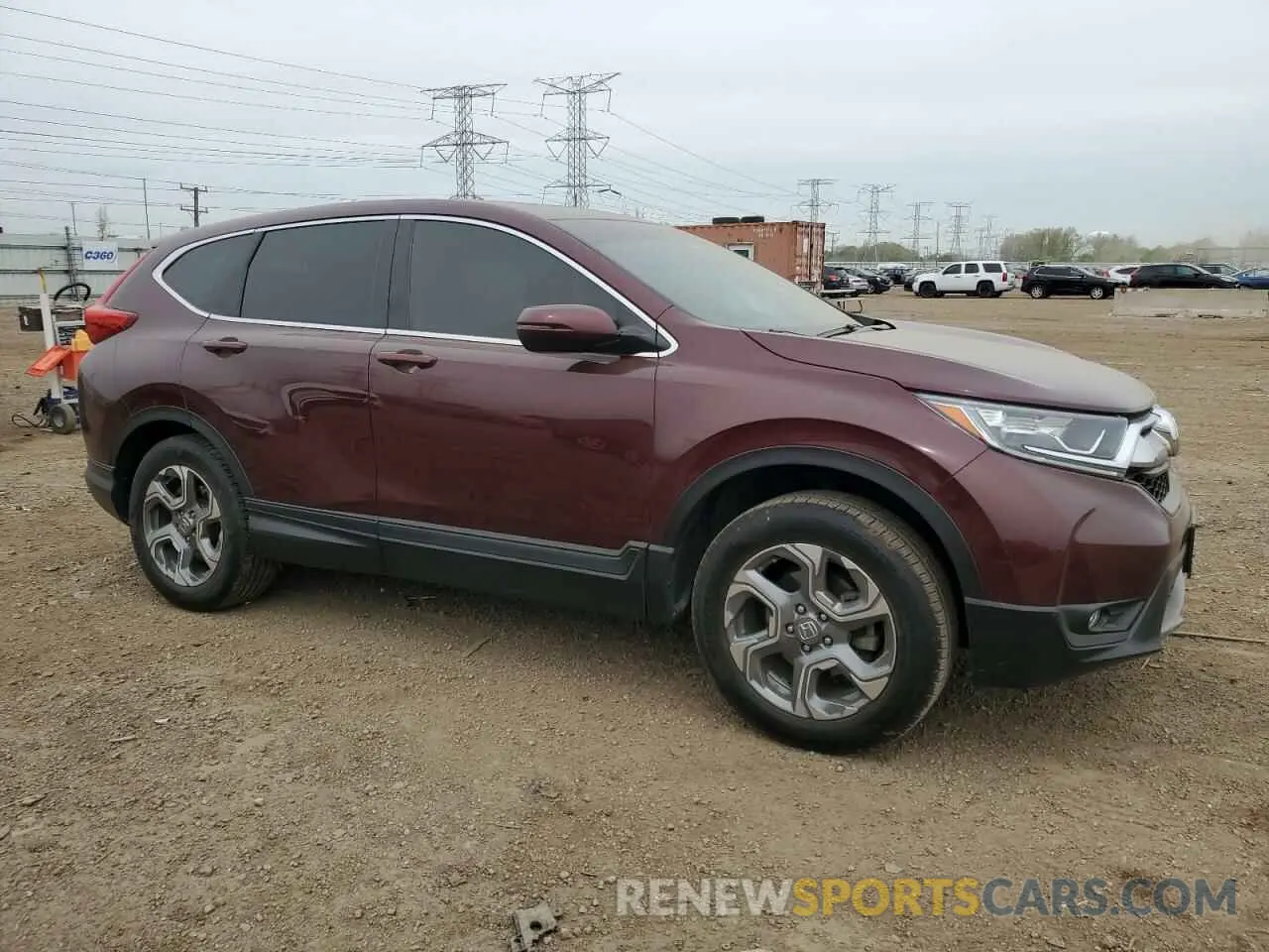 4 Photograph of a damaged car 5J6RW2H82KL011671 HONDA CRV 2019