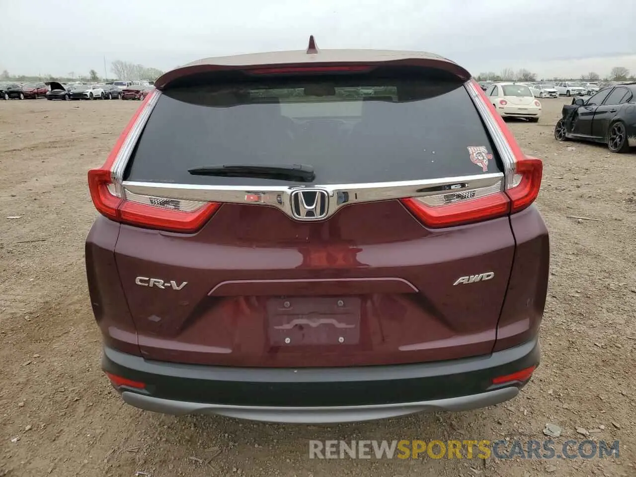 6 Photograph of a damaged car 5J6RW2H82KL011671 HONDA CRV 2019