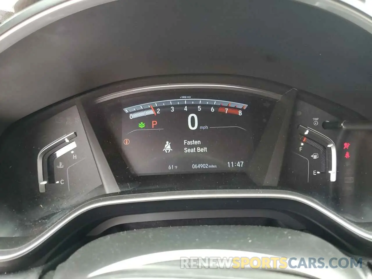 9 Photograph of a damaged car 5J6RW2H82KL011671 HONDA CRV 2019