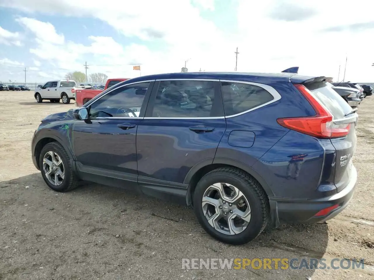 2 Photograph of a damaged car 5J6RW2H83KA002750 HONDA CRV 2019