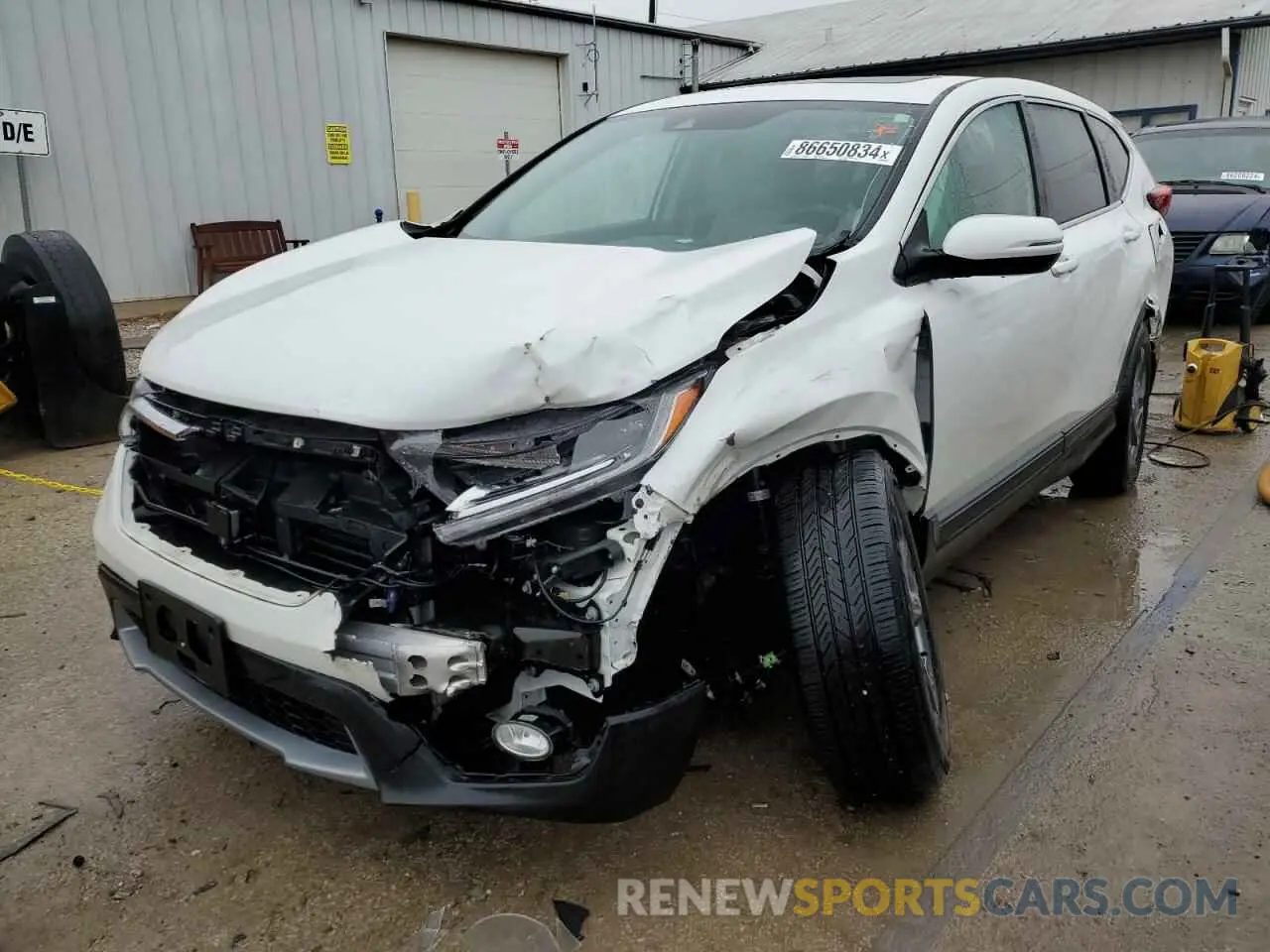 1 Photograph of a damaged car 5J6RW2H83KL016863 HONDA CRV 2019