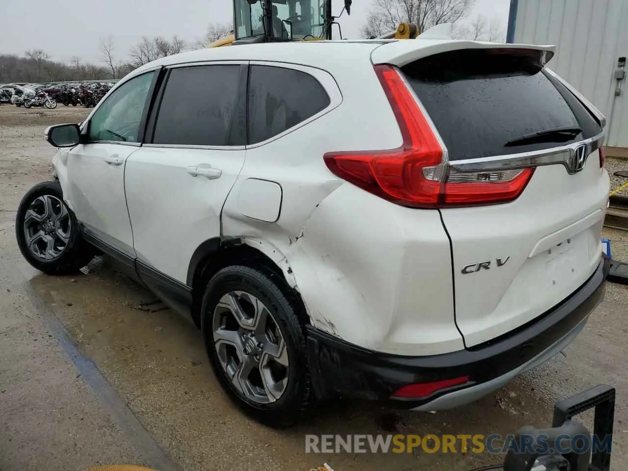 2 Photograph of a damaged car 5J6RW2H83KL016863 HONDA CRV 2019