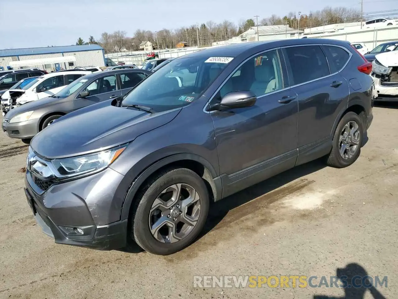 1 Photograph of a damaged car 5J6RW2H83KL036529 HONDA CRV 2019