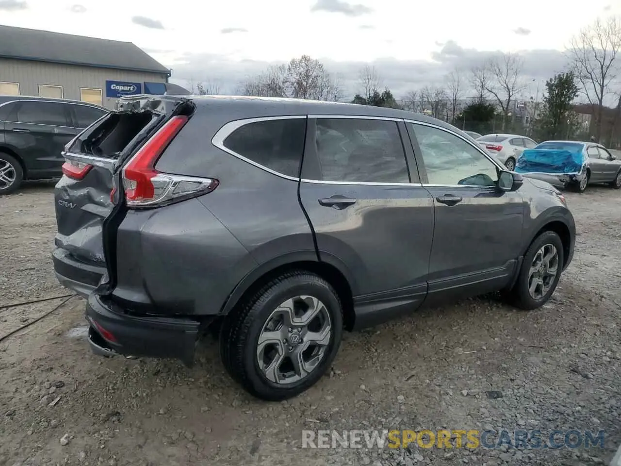 3 Photograph of a damaged car 5J6RW2H84KA017449 HONDA CRV 2019