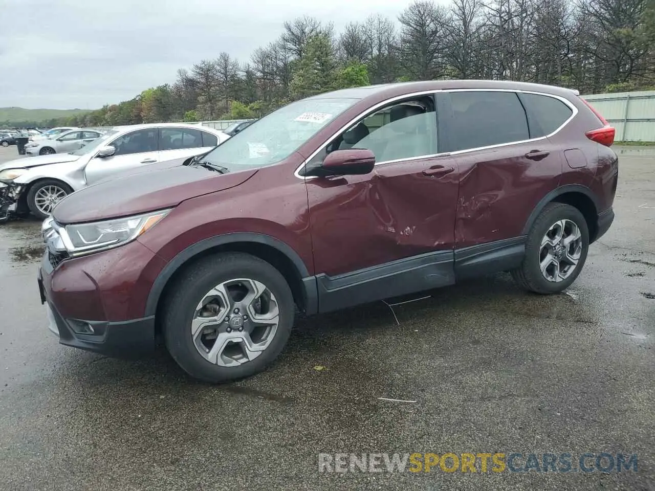 1 Photograph of a damaged car 5J6RW2H85KL011700 HONDA CRV 2019