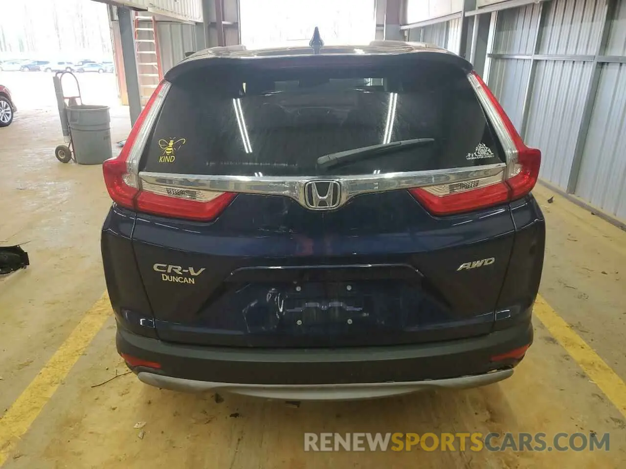 6 Photograph of a damaged car 5J6RW2H87KA007188 HONDA CRV 2019