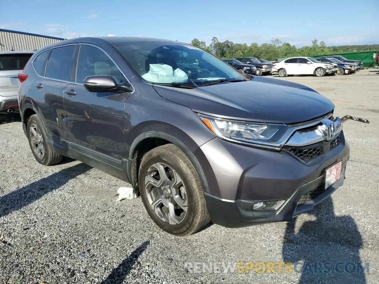 4 Photograph of a damaged car 5J6RW2H87KA007952 HONDA CRV 2019