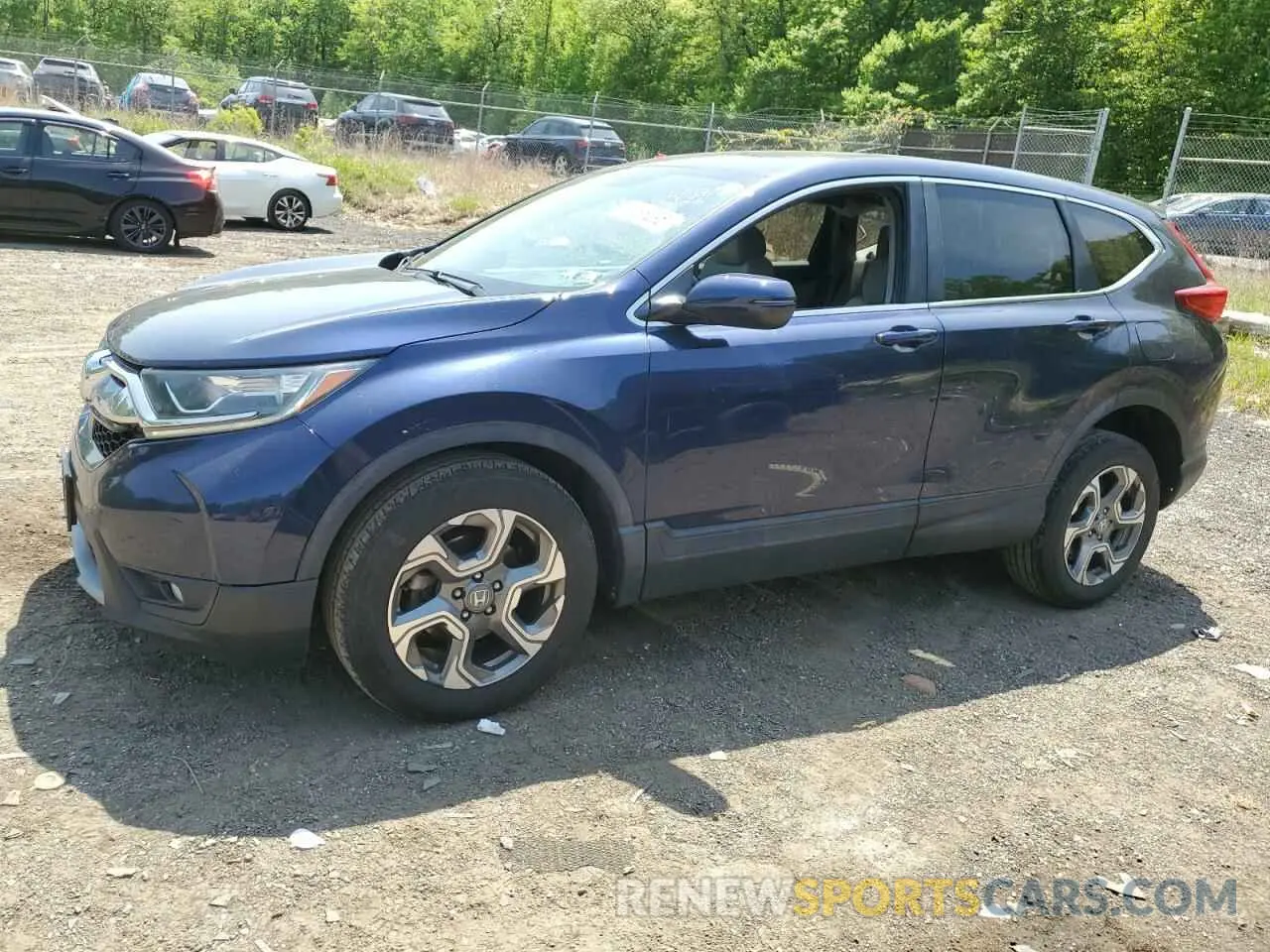 1 Photograph of a damaged car 5J6RW2H87KL022617 HONDA CRV 2019
