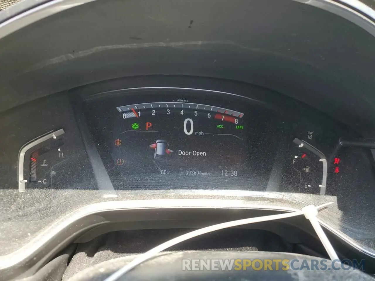 9 Photograph of a damaged car 5J6RW2H87KL022617 HONDA CRV 2019