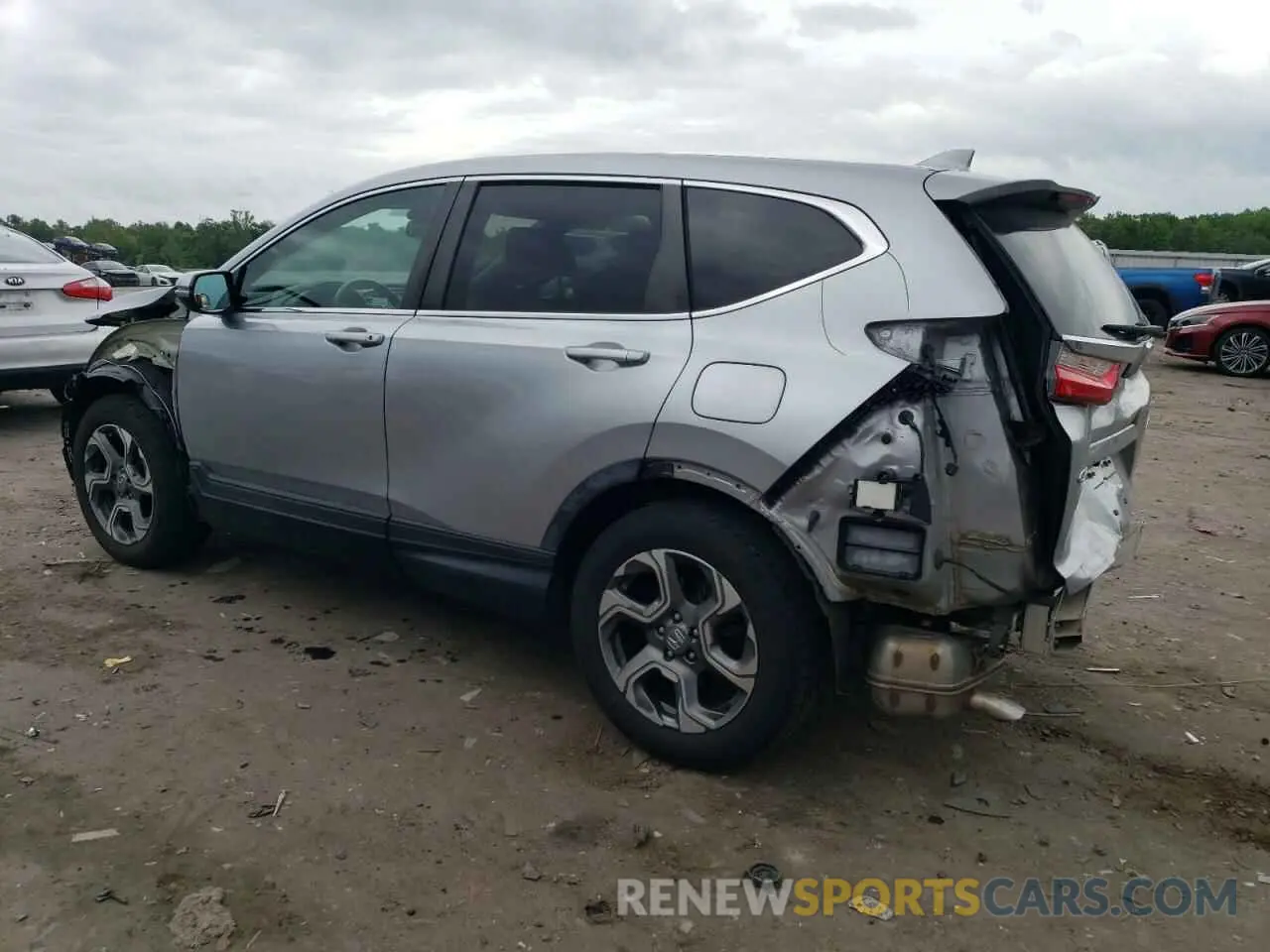 2 Photograph of a damaged car 5J6RW2H89KA005944 HONDA CRV 2019