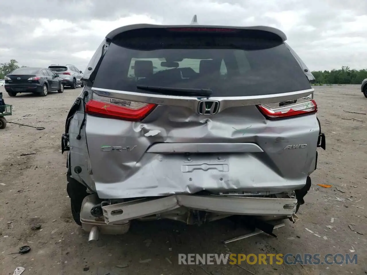 6 Photograph of a damaged car 5J6RW2H89KA005944 HONDA CRV 2019