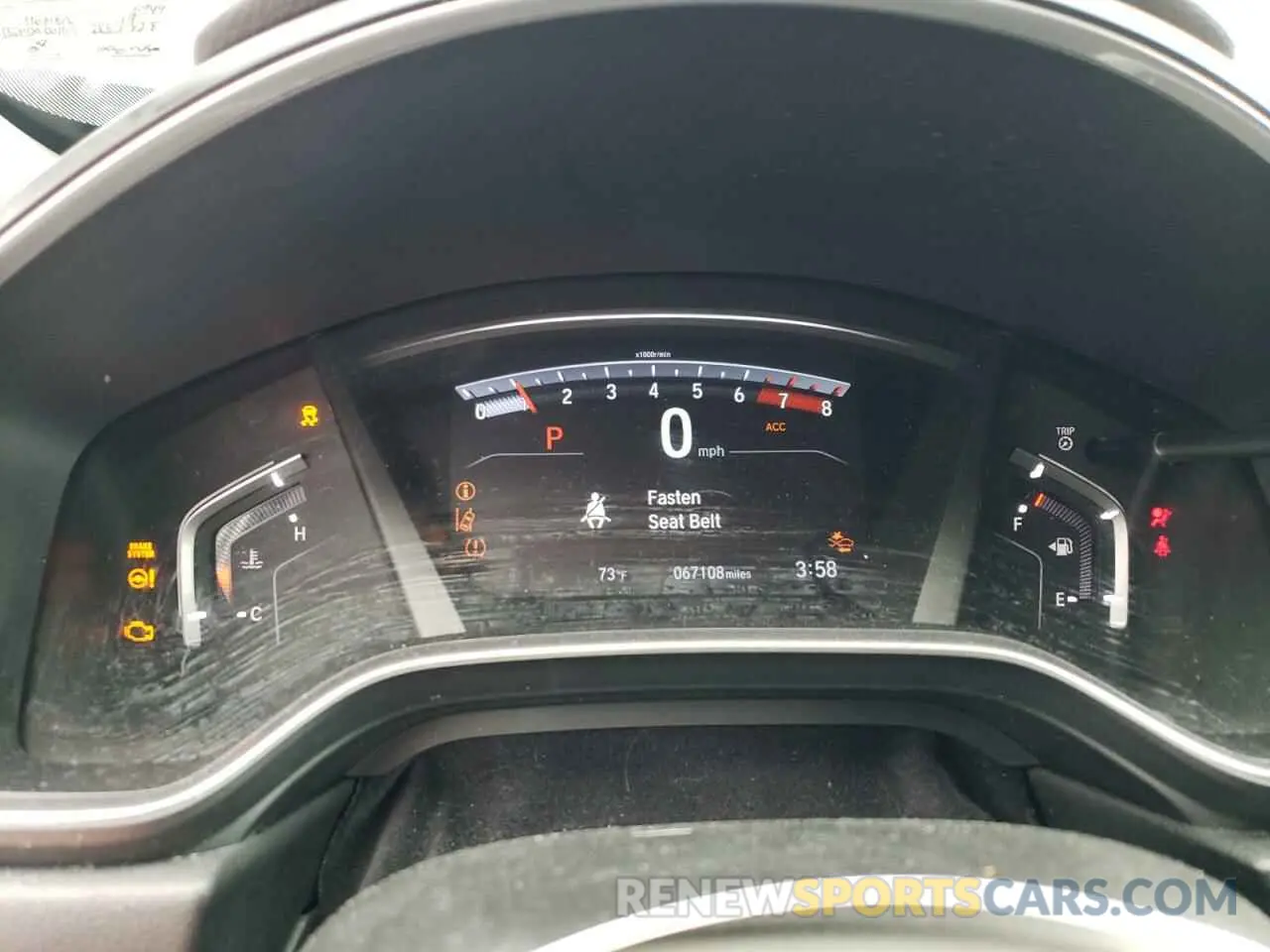 9 Photograph of a damaged car 5J6RW2H89KA005944 HONDA CRV 2019