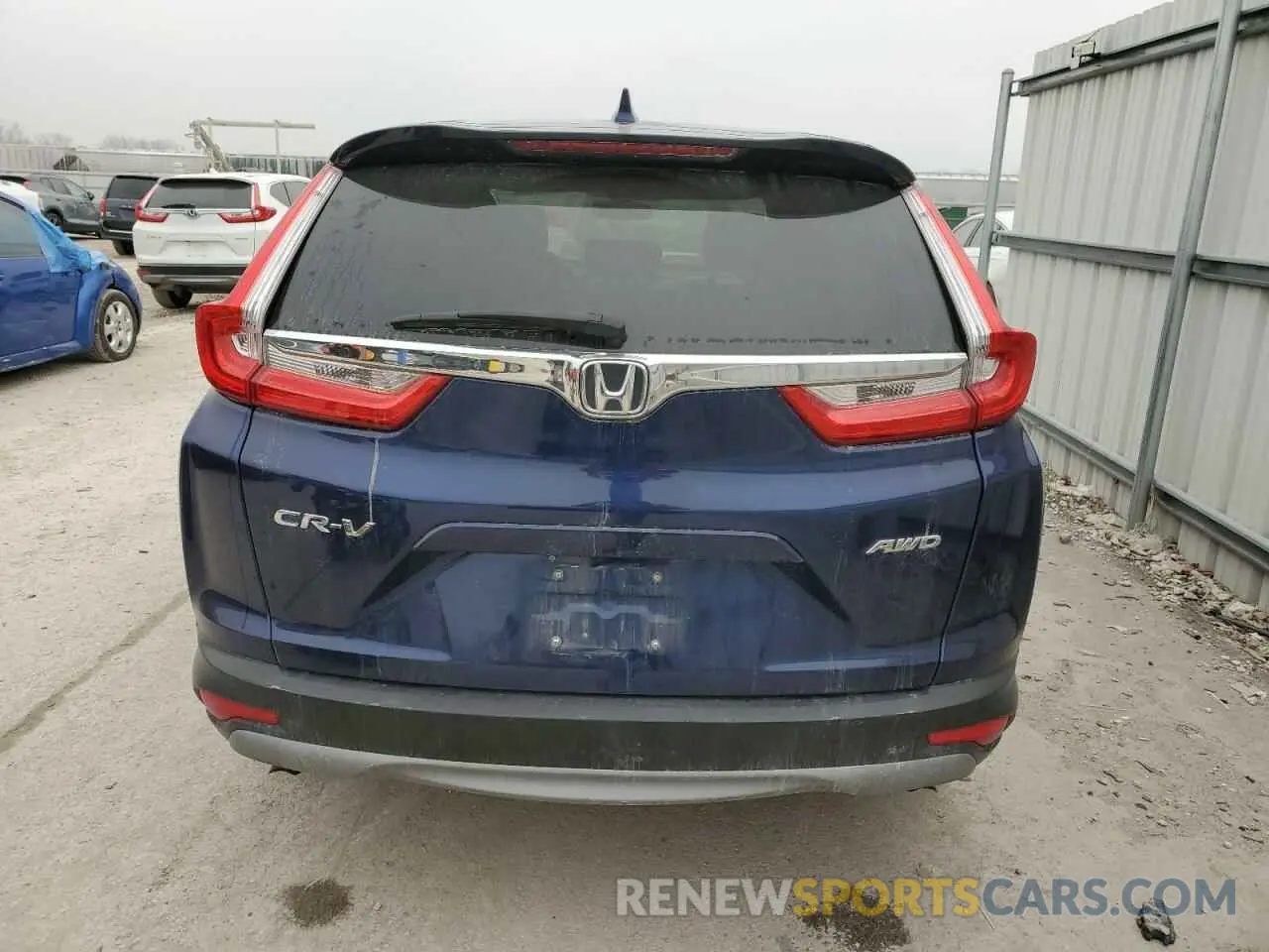 6 Photograph of a damaged car 5J6RW2H89KL000599 HONDA CRV 2019