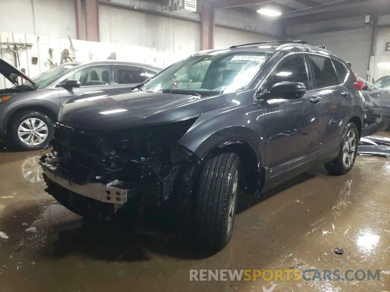 1 Photograph of a damaged car 5J6RW2H89KL003910 HONDA CRV 2019