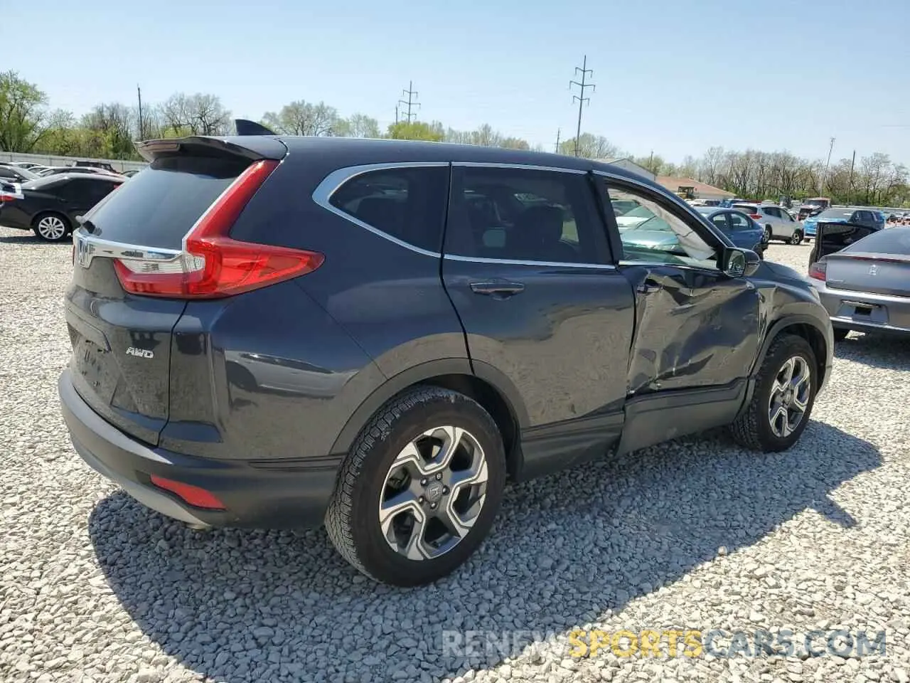 3 Photograph of a damaged car 5J6RW2H8XKA002891 HONDA CRV 2019