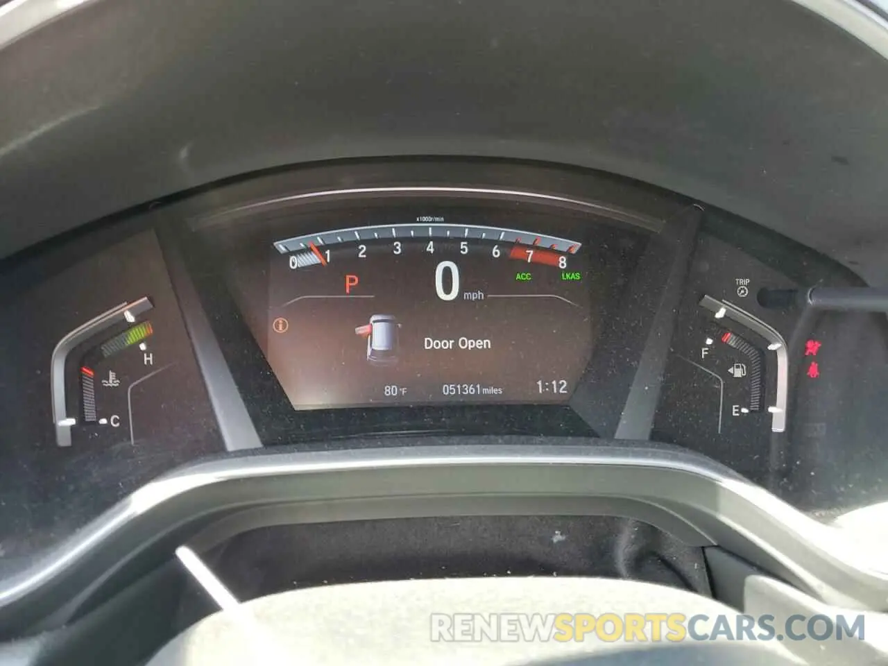 9 Photograph of a damaged car 5J6RW2H8XKA002891 HONDA CRV 2019