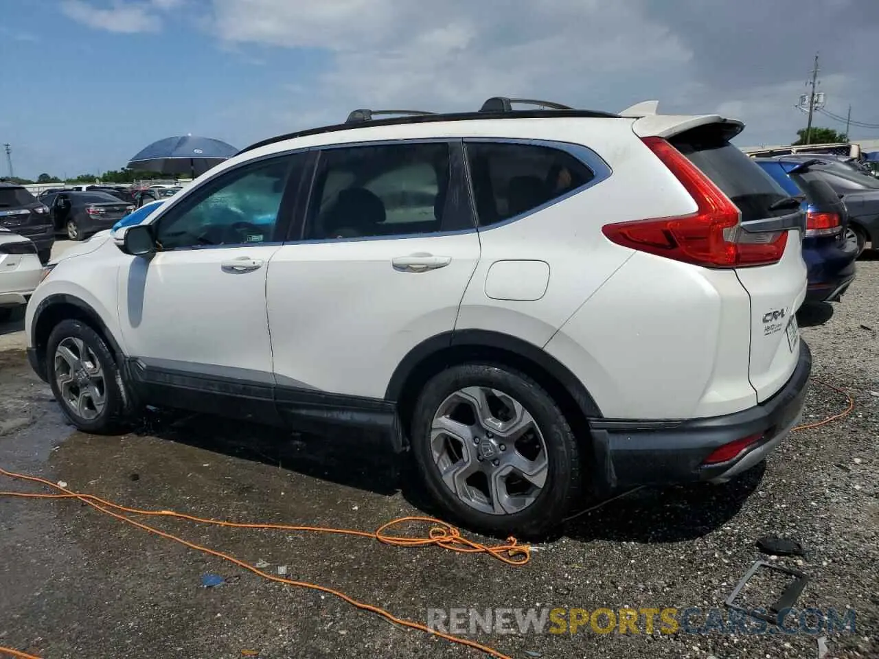 2 Photograph of a damaged car 5J6RW2H8XKA006293 HONDA CRV 2019