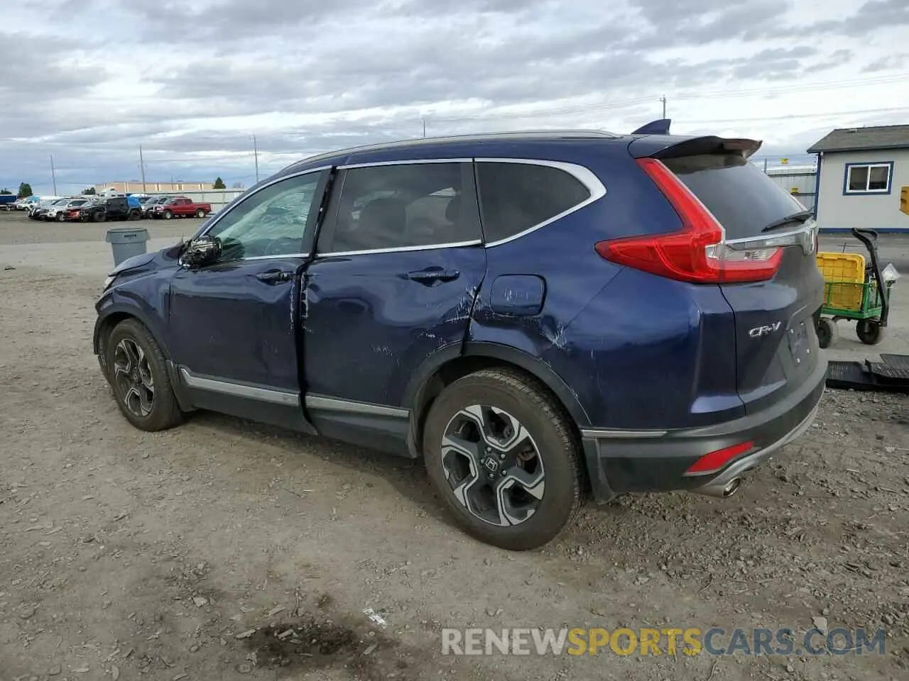 2 Photograph of a damaged car 5J6RW2H92KL001649 HONDA CRV 2019