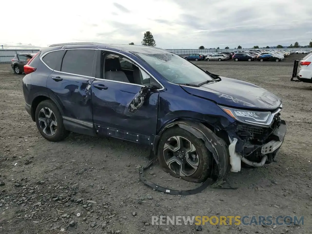 4 Photograph of a damaged car 5J6RW2H92KL001649 HONDA CRV 2019