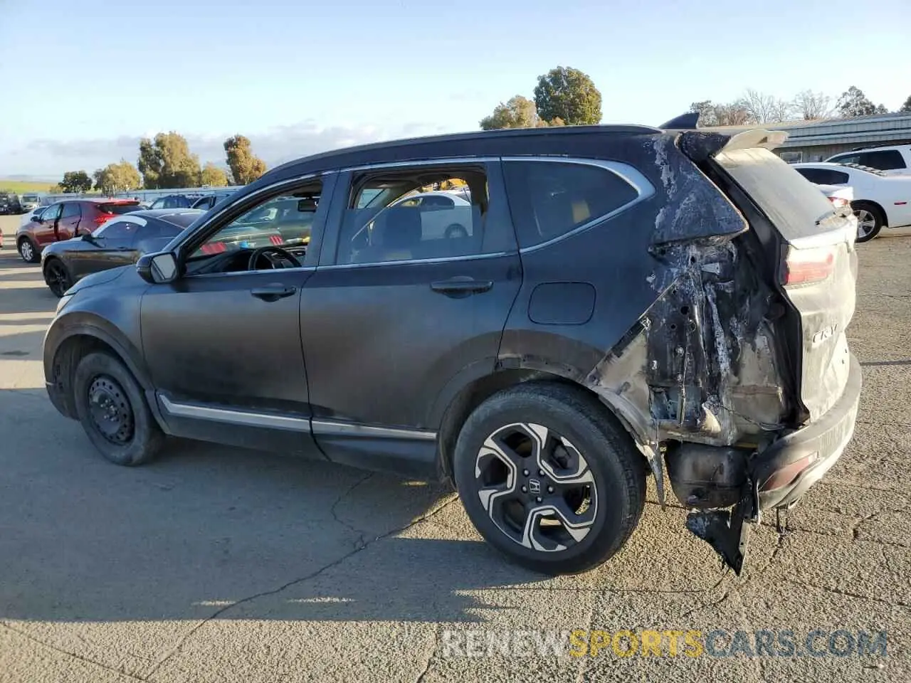 2 Photograph of a damaged car 5J6RW2H92KL003692 HONDA CRV 2019