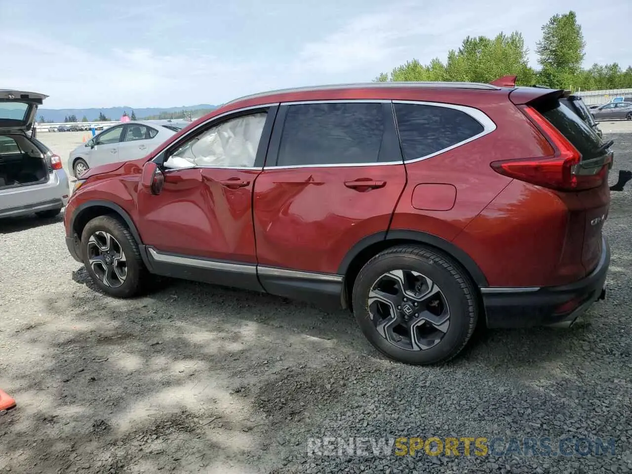 2 Photograph of a damaged car 5J6RW2H94KL000096 HONDA CRV 2019