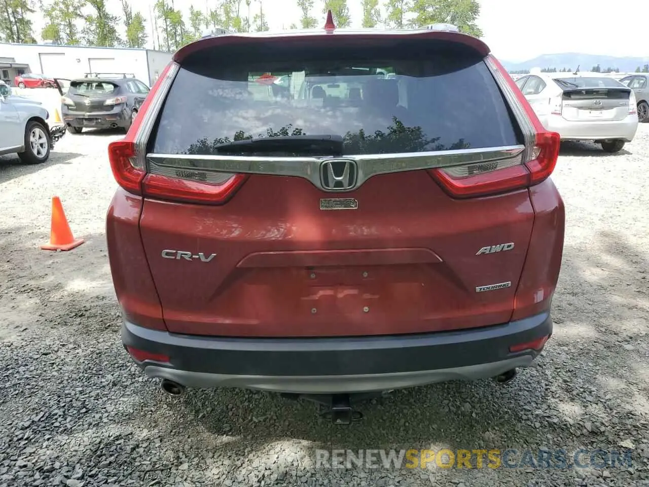 6 Photograph of a damaged car 5J6RW2H94KL000096 HONDA CRV 2019