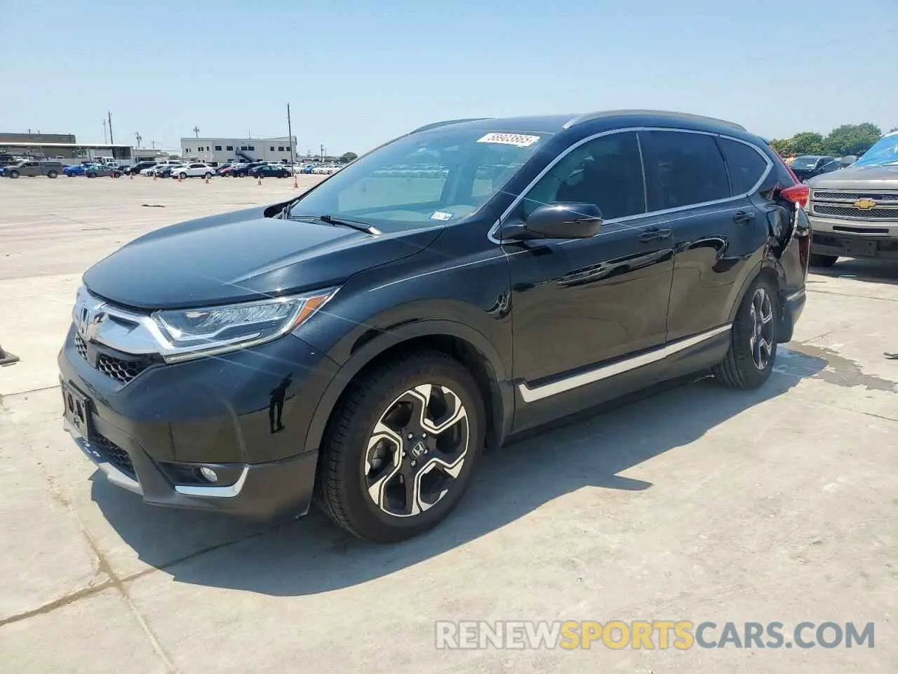 1 Photograph of a damaged car 5J6RW2H96KL006580 HONDA CRV 2019