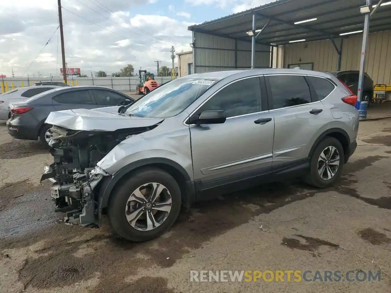 1 Photograph of a damaged car 5J6RW5H31KL001011 HONDA CRV 2019