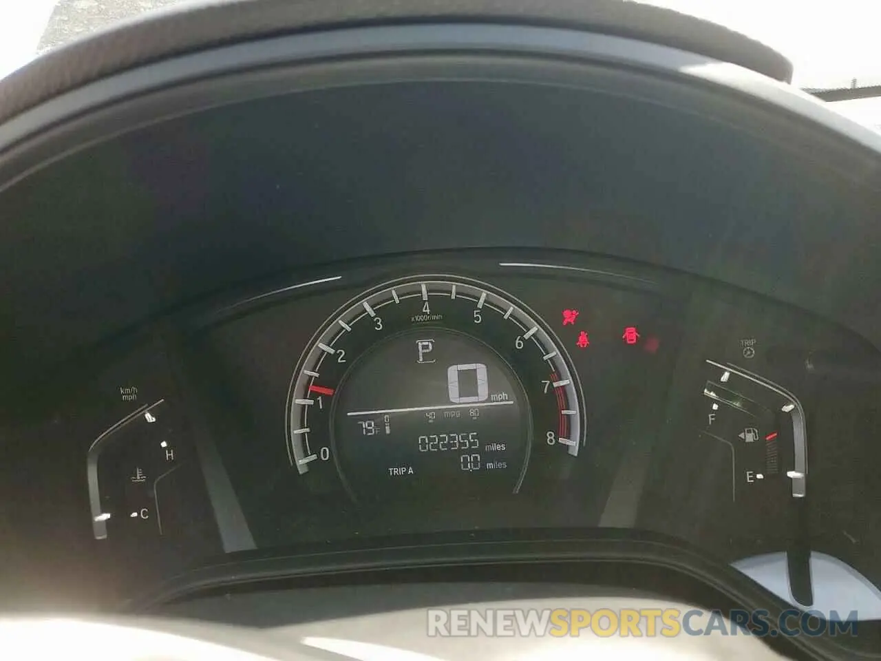 9 Photograph of a damaged car 5J6RW5H34KL003271 HONDA CRV 2019