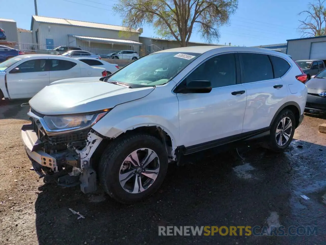 1 Photograph of a damaged car 5J6RW5H34KL005229 HONDA CRV 2019