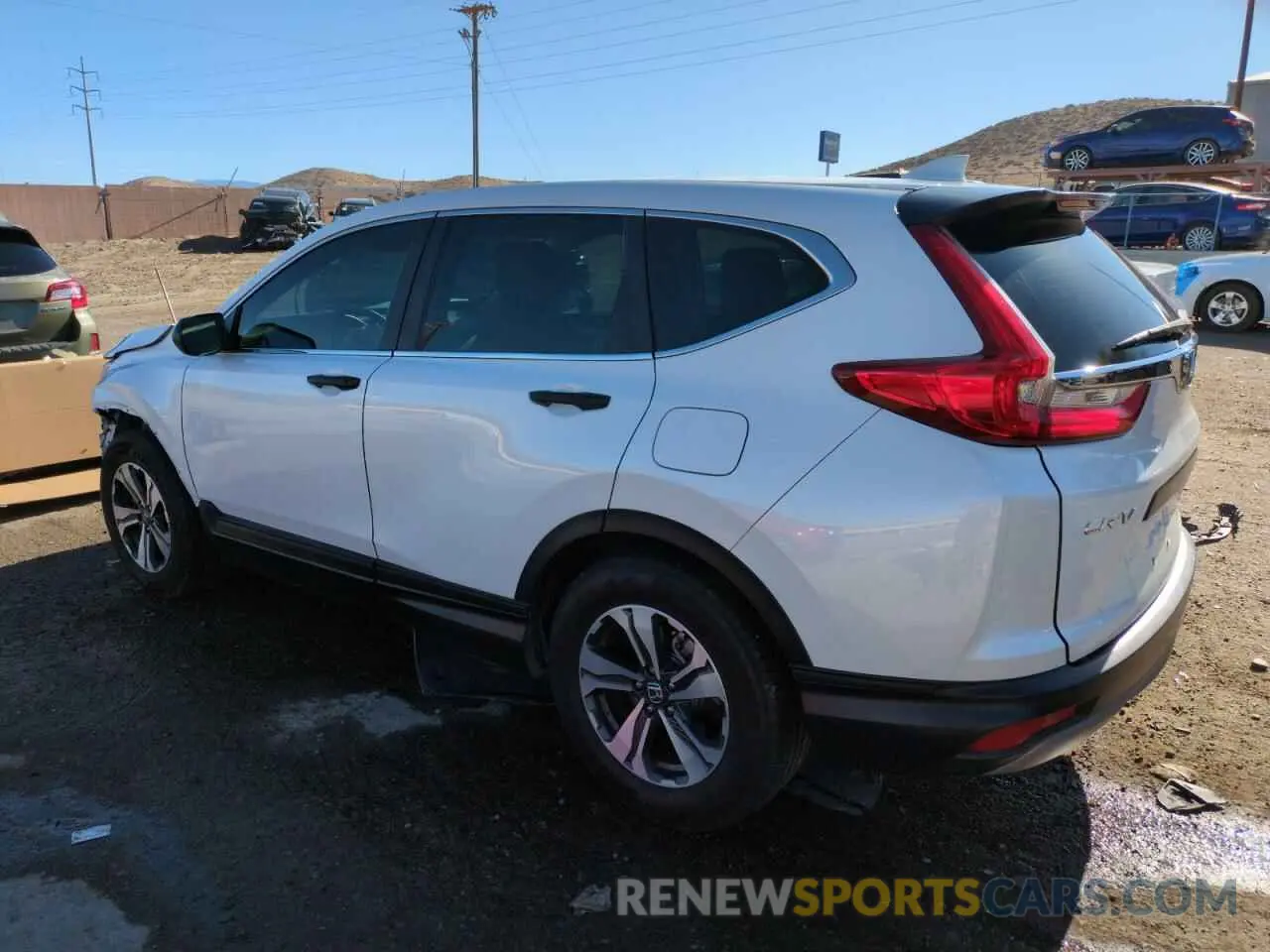 2 Photograph of a damaged car 5J6RW5H34KL005229 HONDA CRV 2019